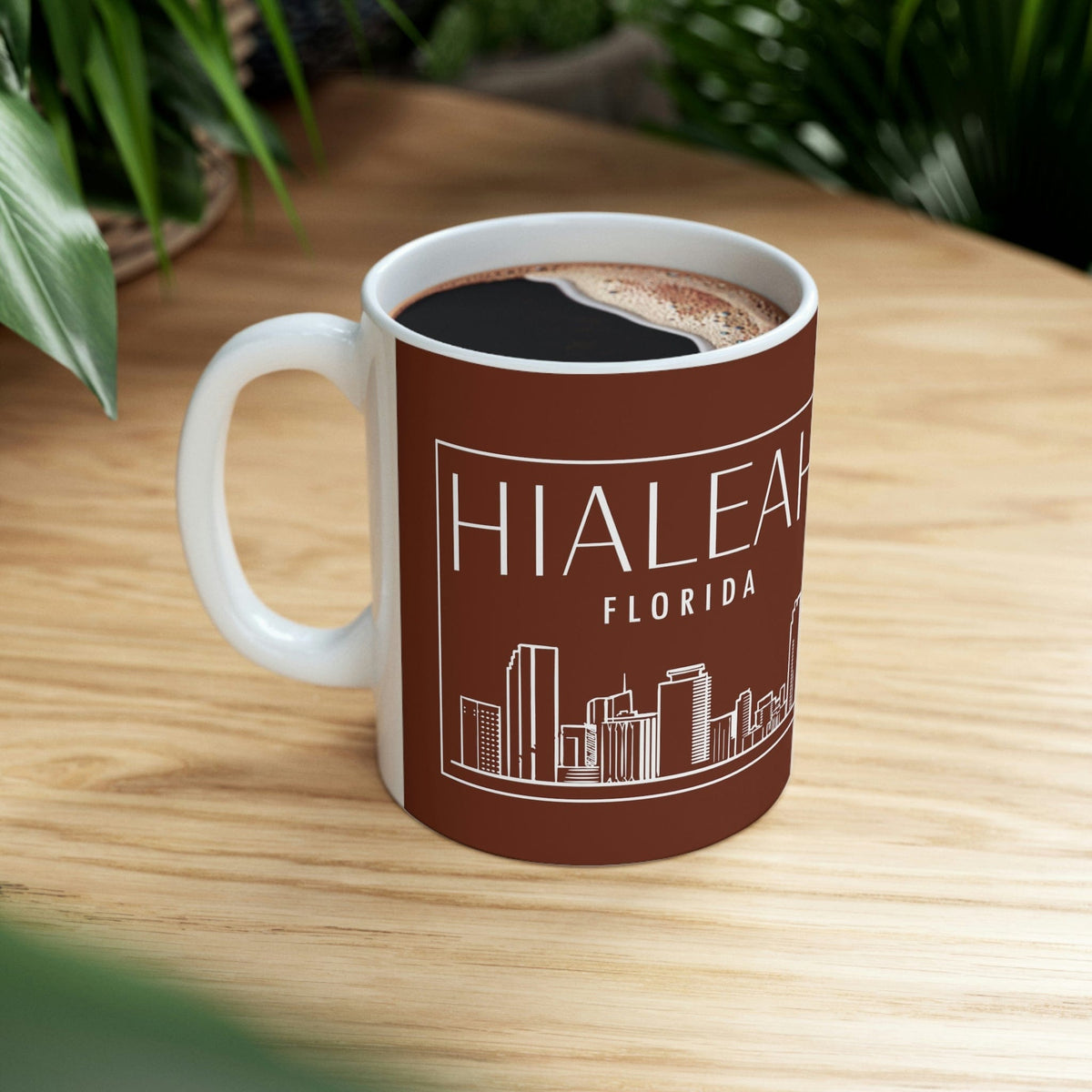 HIALEAH - Awesome Ceramic Mug, Exclusive Design