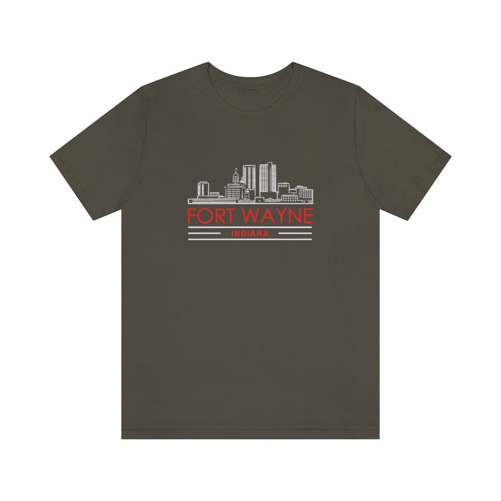 Fort Wayne Typography- Short Sleeve Tee