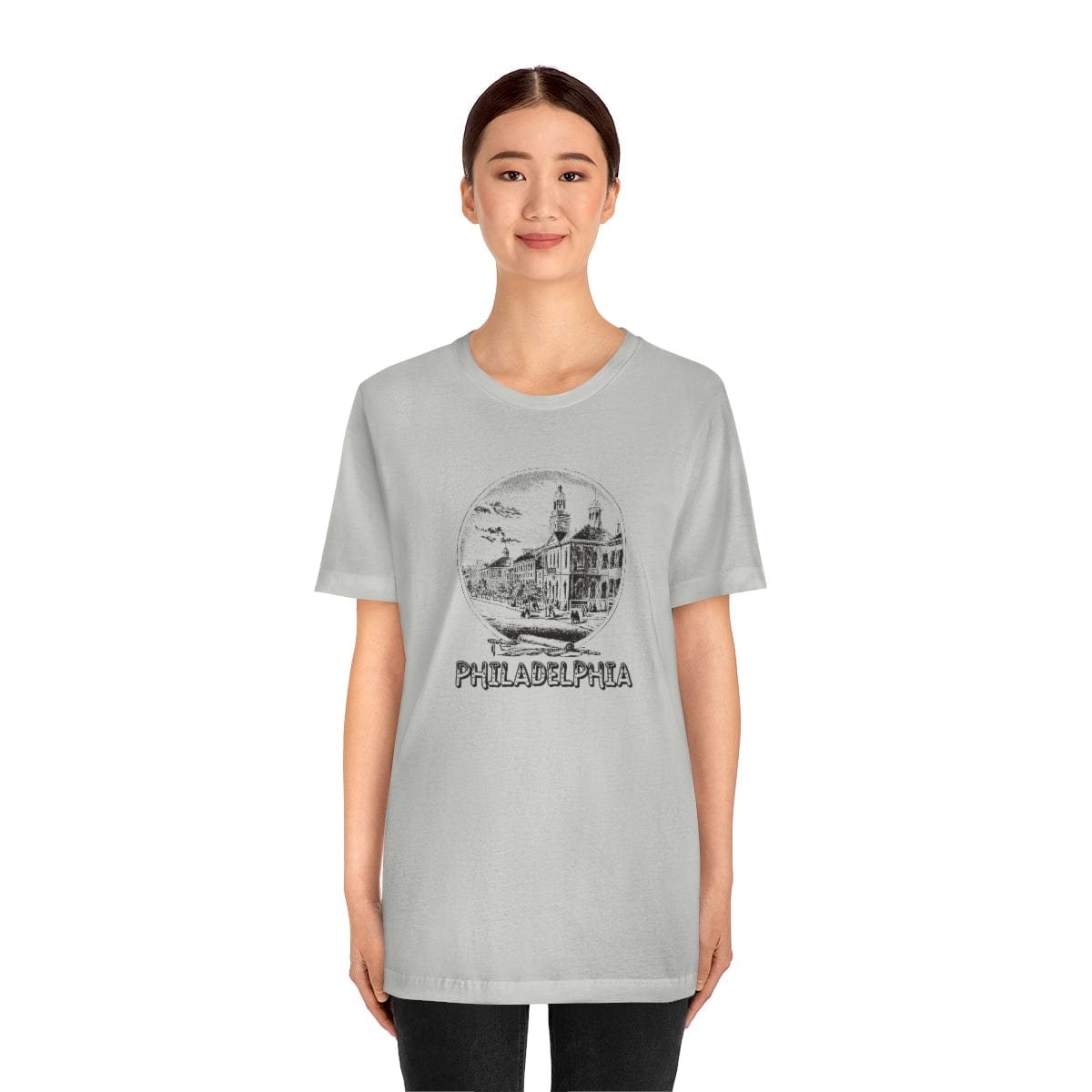 Classic Philly Skyline- Short Sleeve Tee