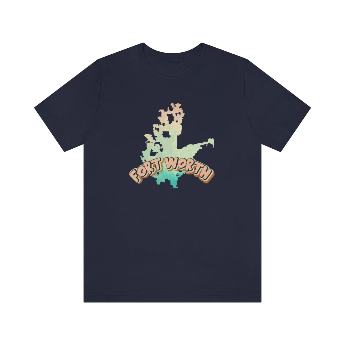 Panther City Map - Short Sleeve Tee