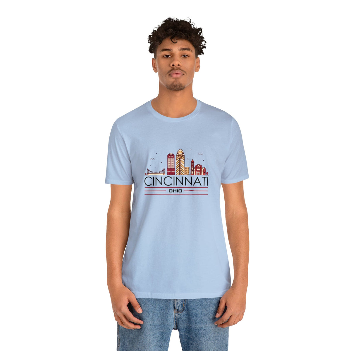 Cincinnati Downtown Glow - Short Sleeve Tee