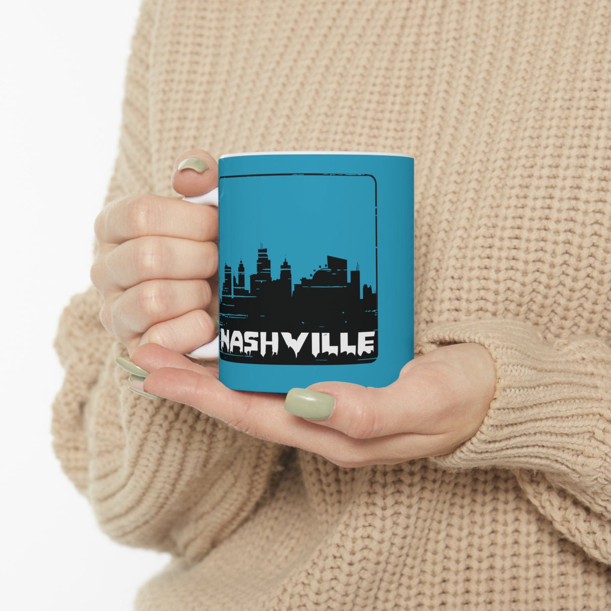 NASHVILLE - Awesome Ceramic Mug, Exclusive Design