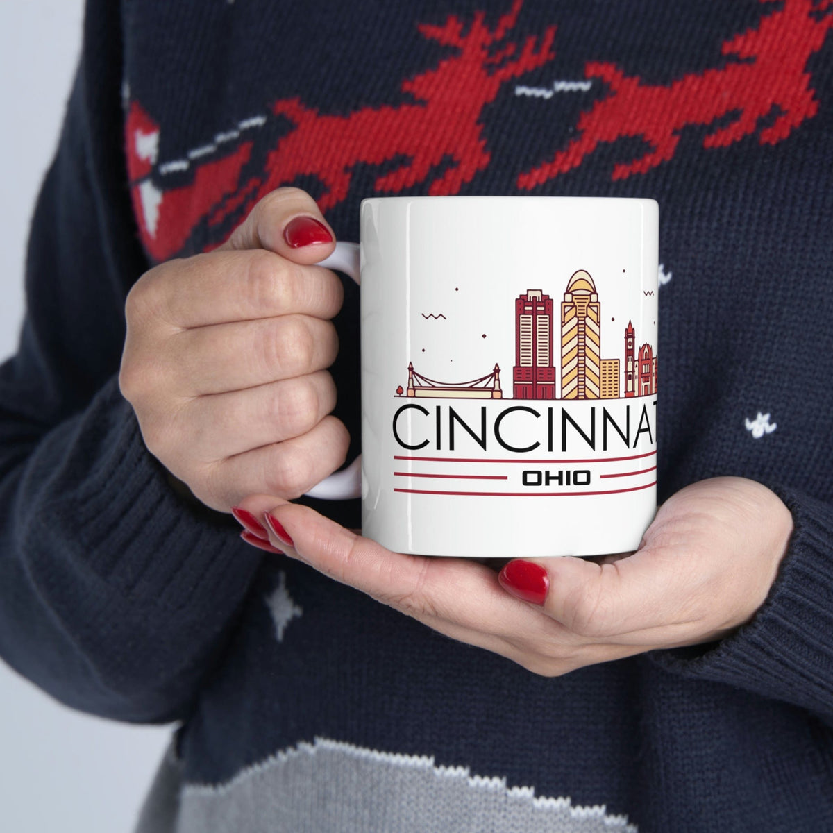 CINCINNATI - Awesome Ceramic Mug, Exclusive Design
