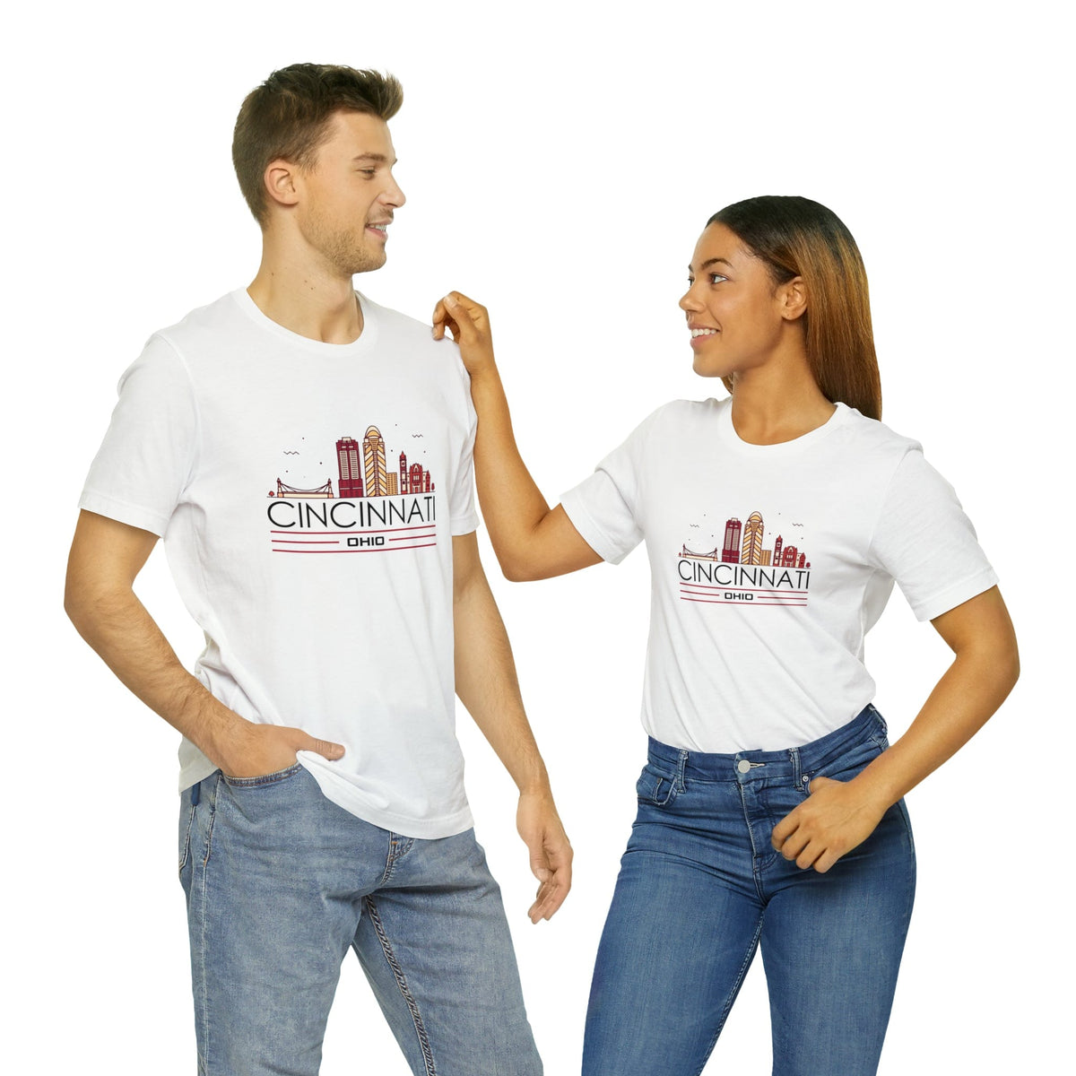Cincinnati Downtown Glow - Short Sleeve Tee