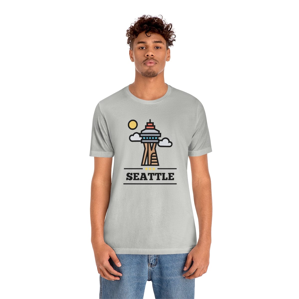 Space Needle Perspective- Short Sleeve Tee