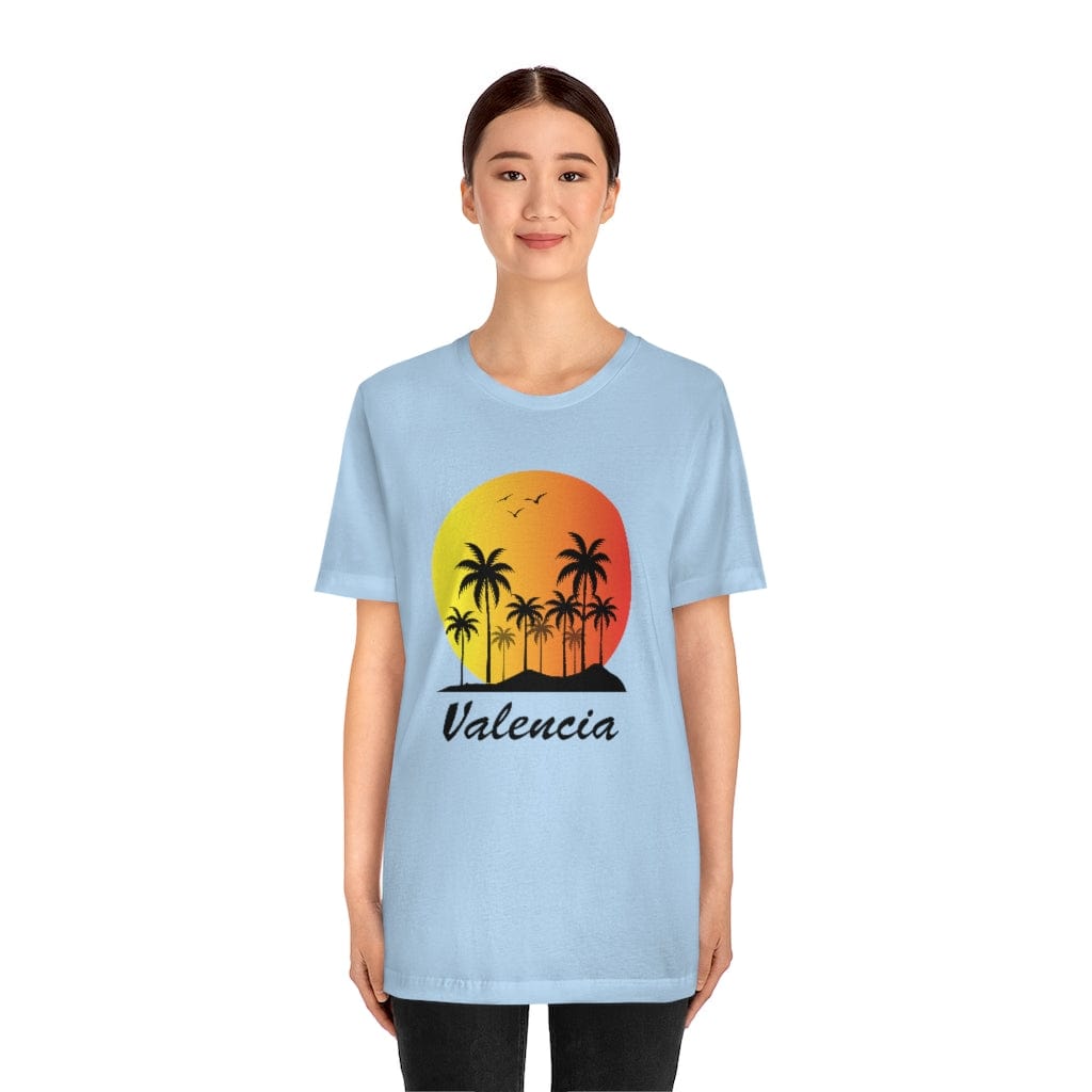 Valencia Sunset Palm- Short Sleeve Tee