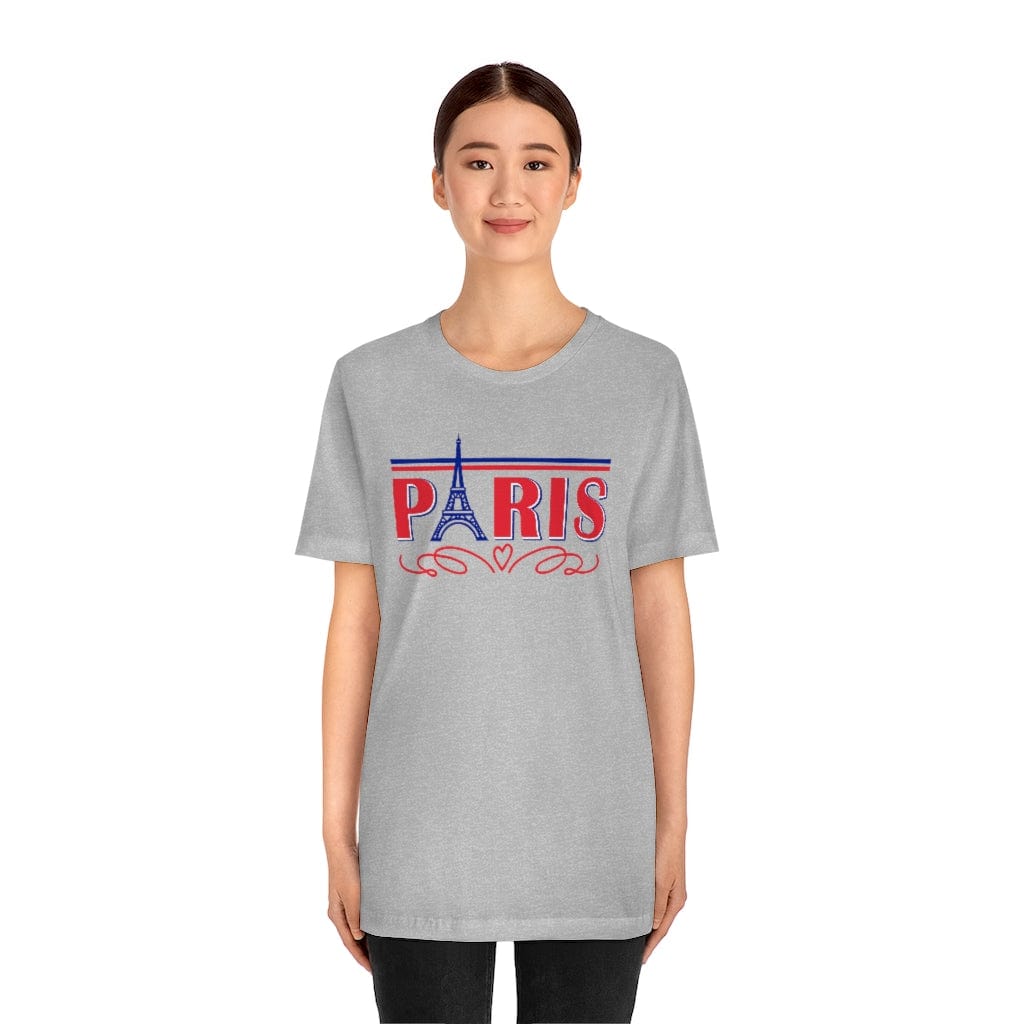 Paris Classic Lettering- Short Sleeve Tee
