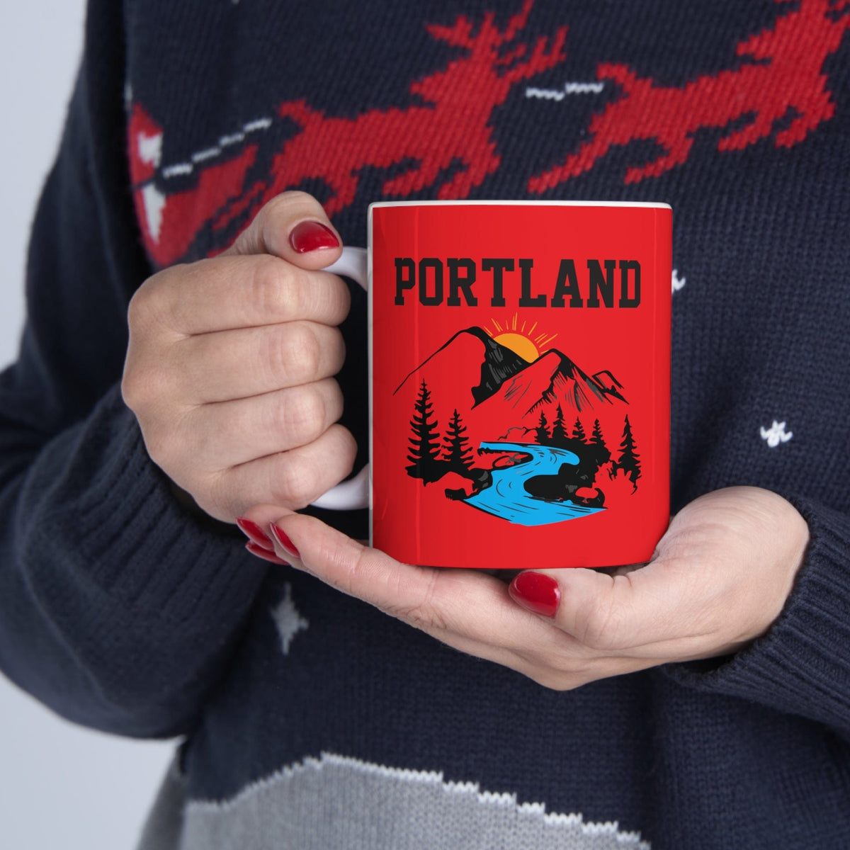 PORTLAND - Awesome Ceramic Mug, Exclusive Design