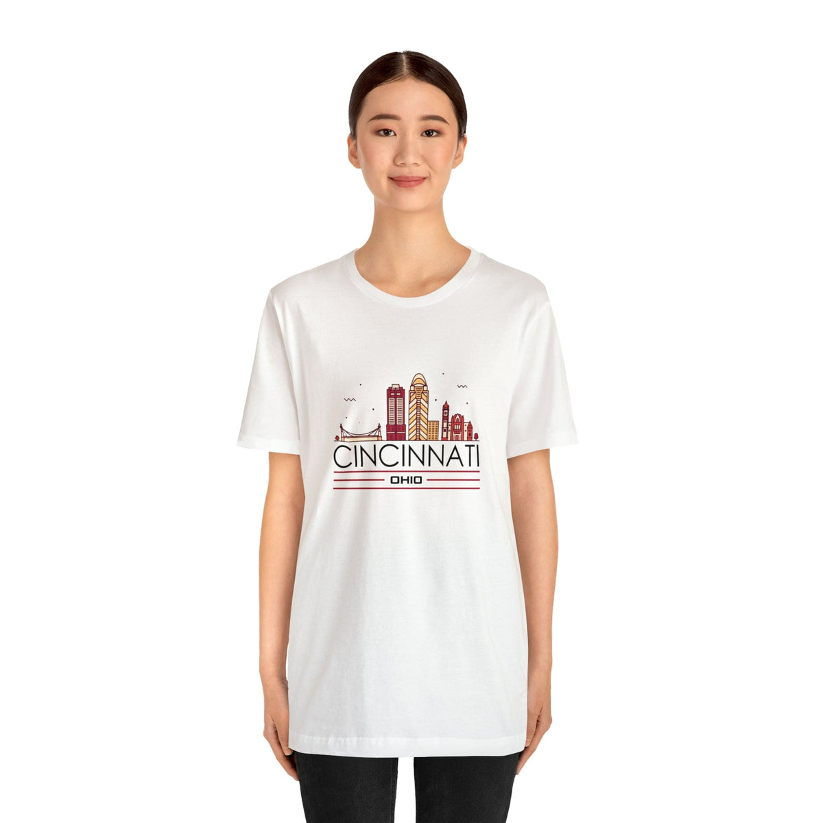 Cincinnati Downtown Glow - Short Sleeve Tee
