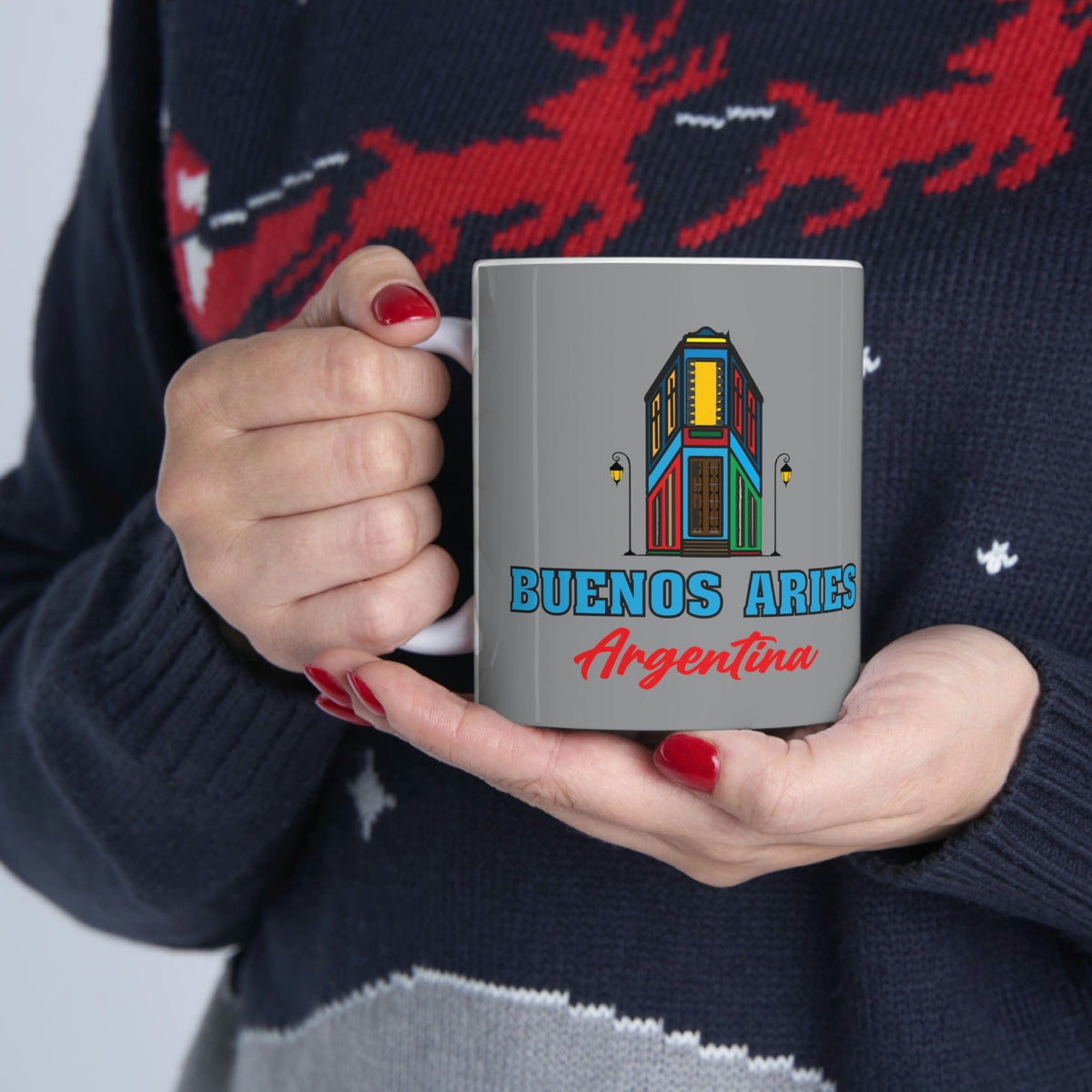 Retro Buenos Aires Landmark - Ceramic Mug