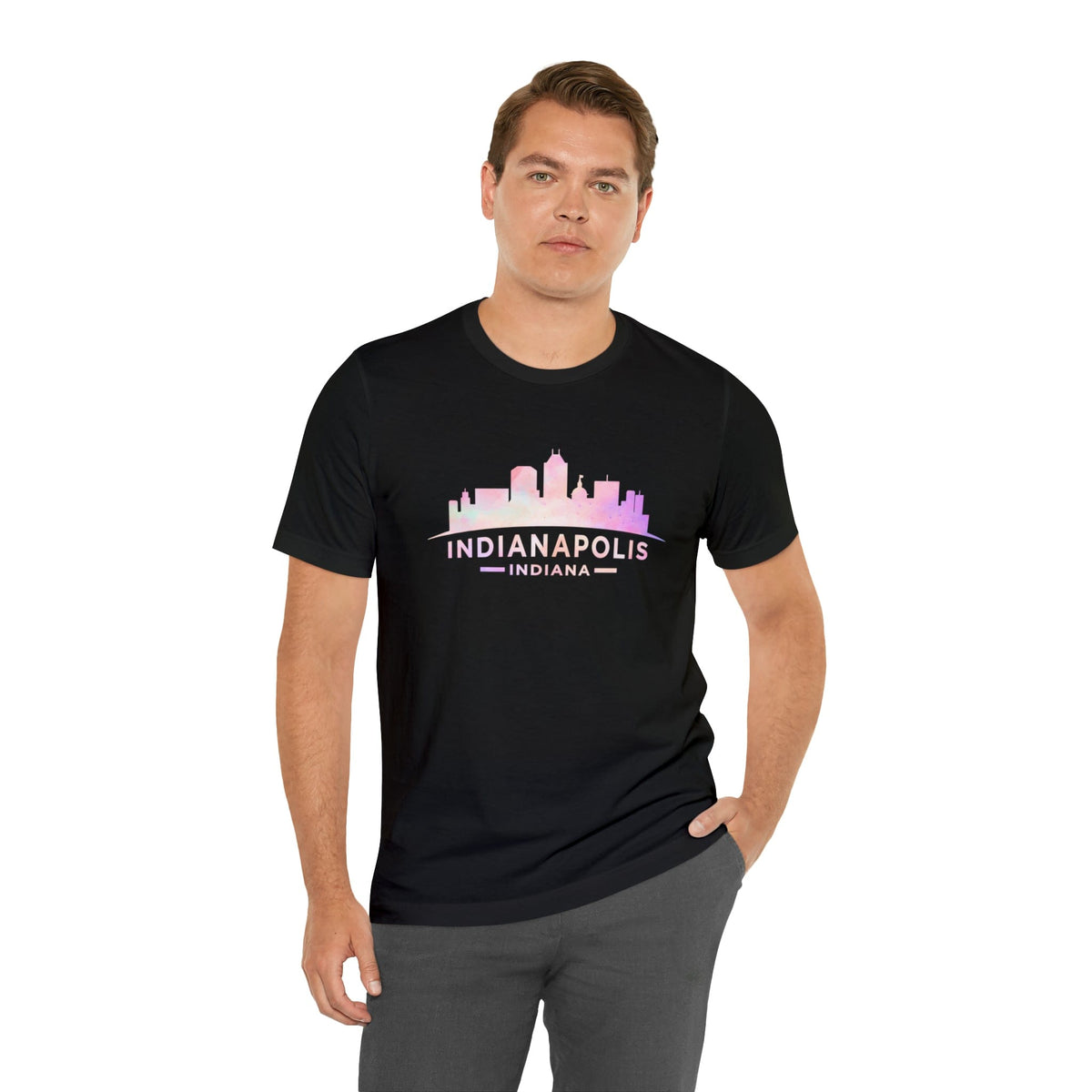 Indianapolis Monochrome - Short Sleeve Tee