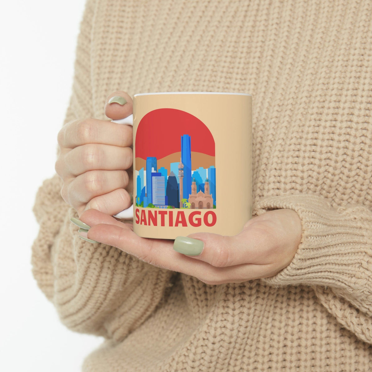 SANTIAGO - Awesome Ceramic Mug, Exclusive Design