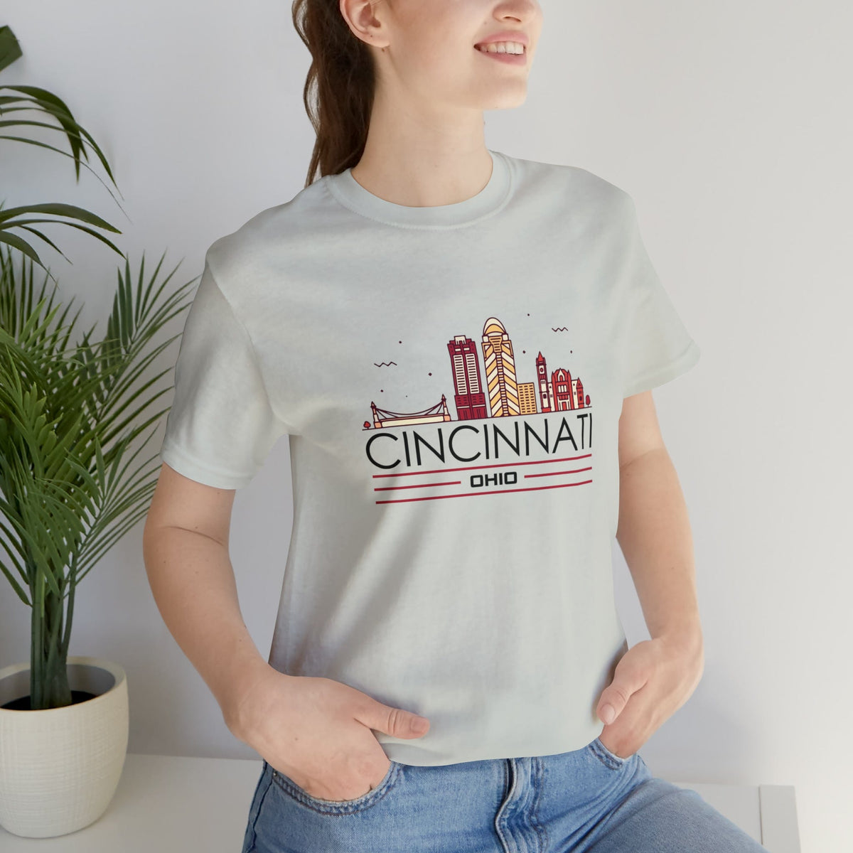 Cincinnati Downtown Glow - Short Sleeve Tee