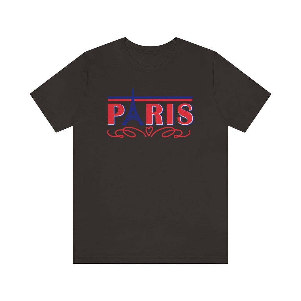 Paris Classic Lettering- Short Sleeve Tee