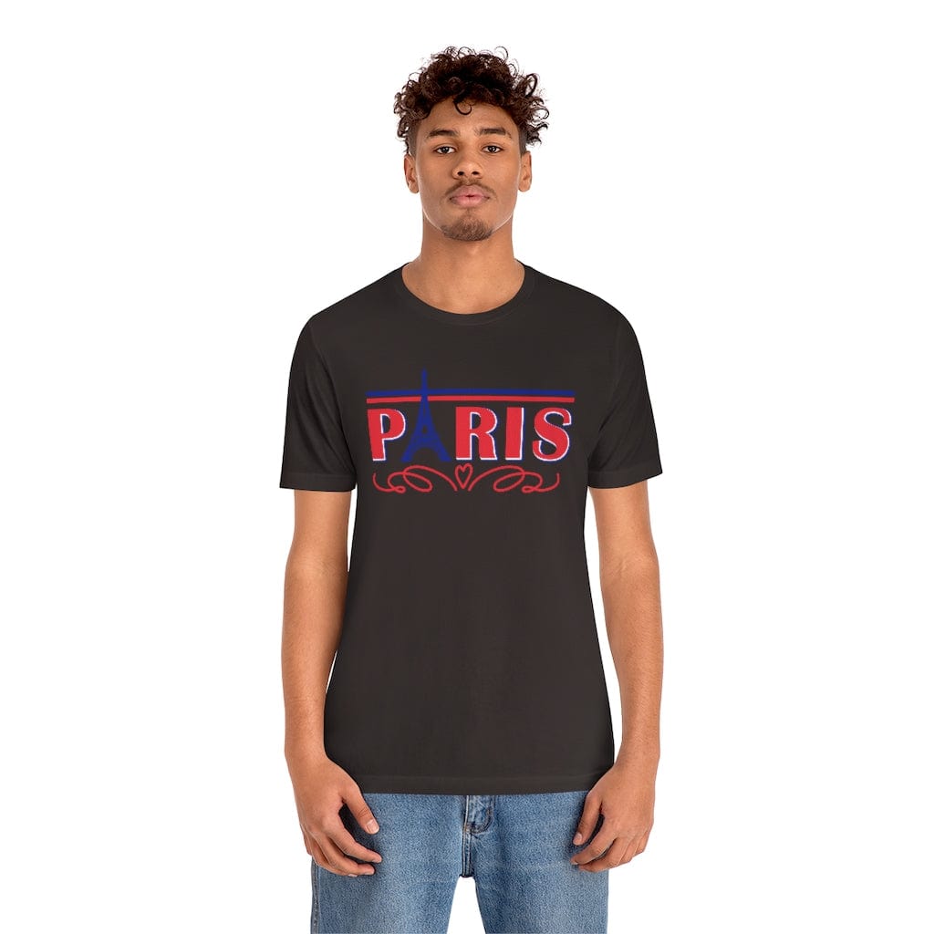 Paris Classic Lettering- Short Sleeve Tee