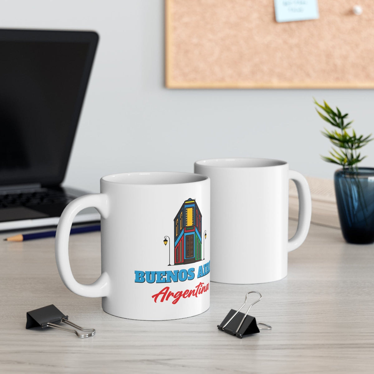 Retro Buenos Aires Landmark - Ceramic Mug