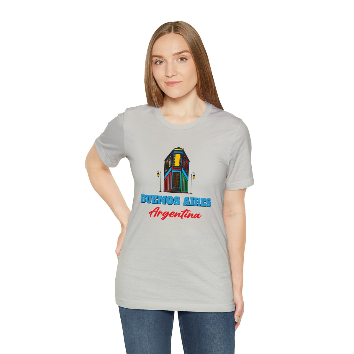 Retro Buenos Aires Landmark - Short Sleeve Tee