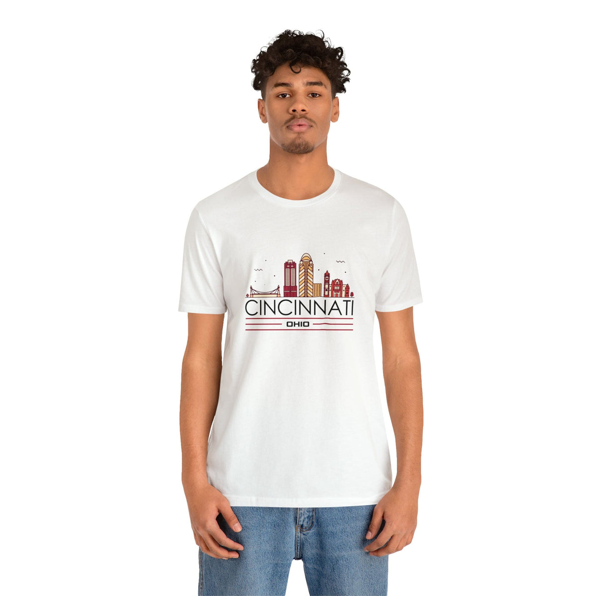 Cincinnati Downtown Glow - Short Sleeve Tee