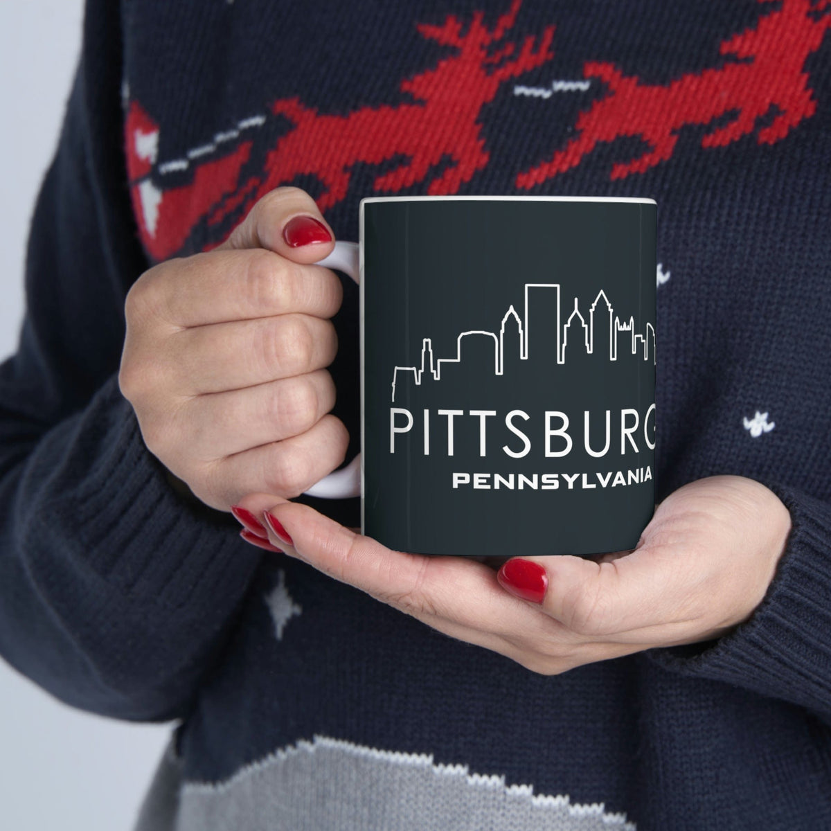 PITTSBURGH - Awesome Ceramic Mug, Exclusive Design