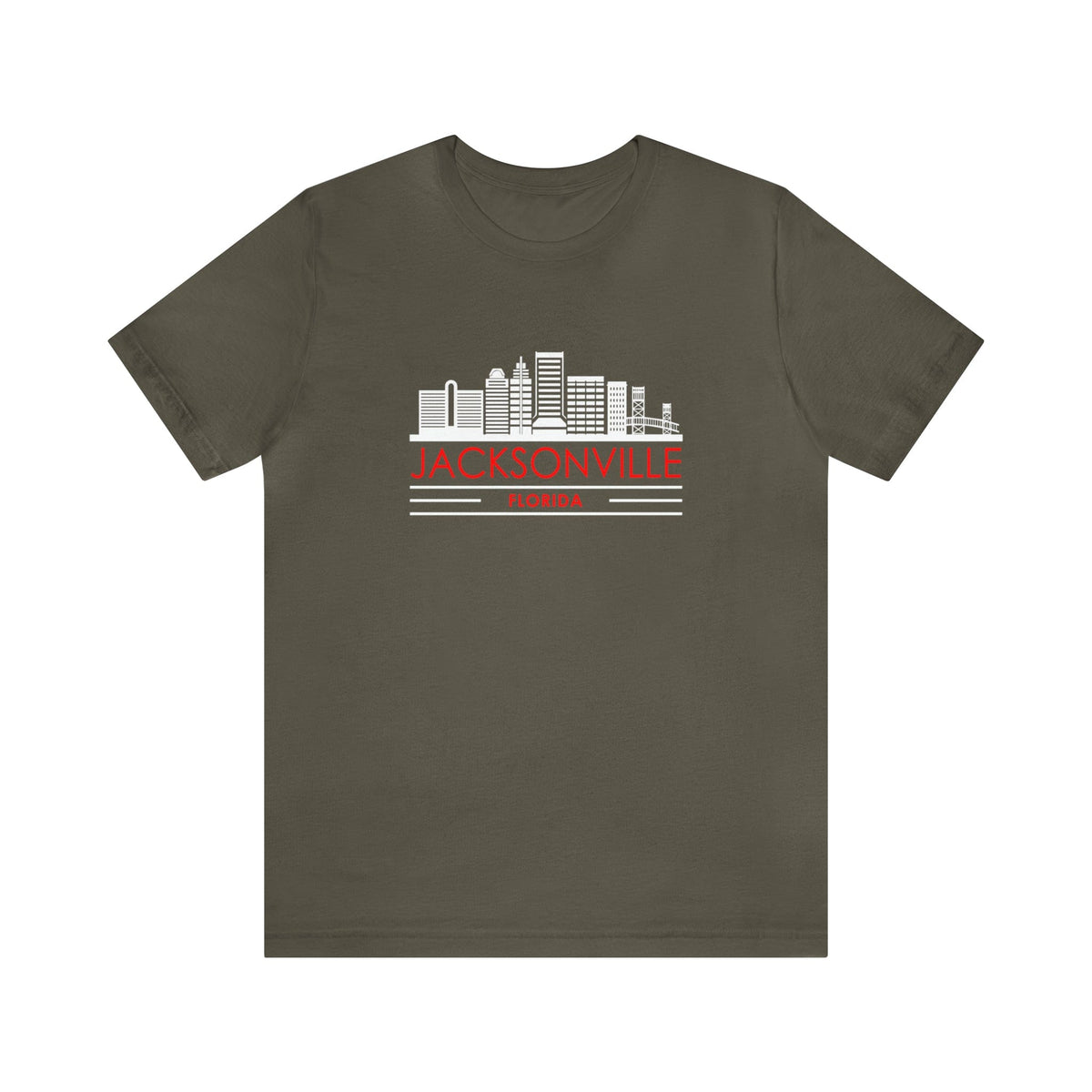 Jacksonville Skyline - Short Sleeve Tee