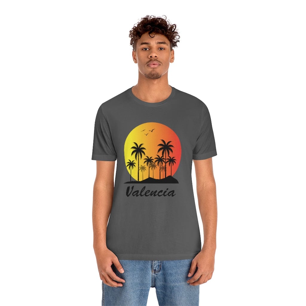 Valencia Sunset Palm- Short Sleeve Tee