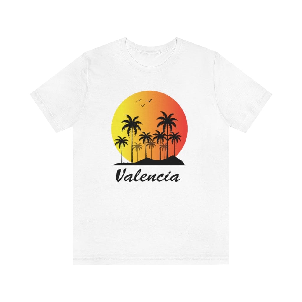 Valencia Sunset Palm- Short Sleeve Tee