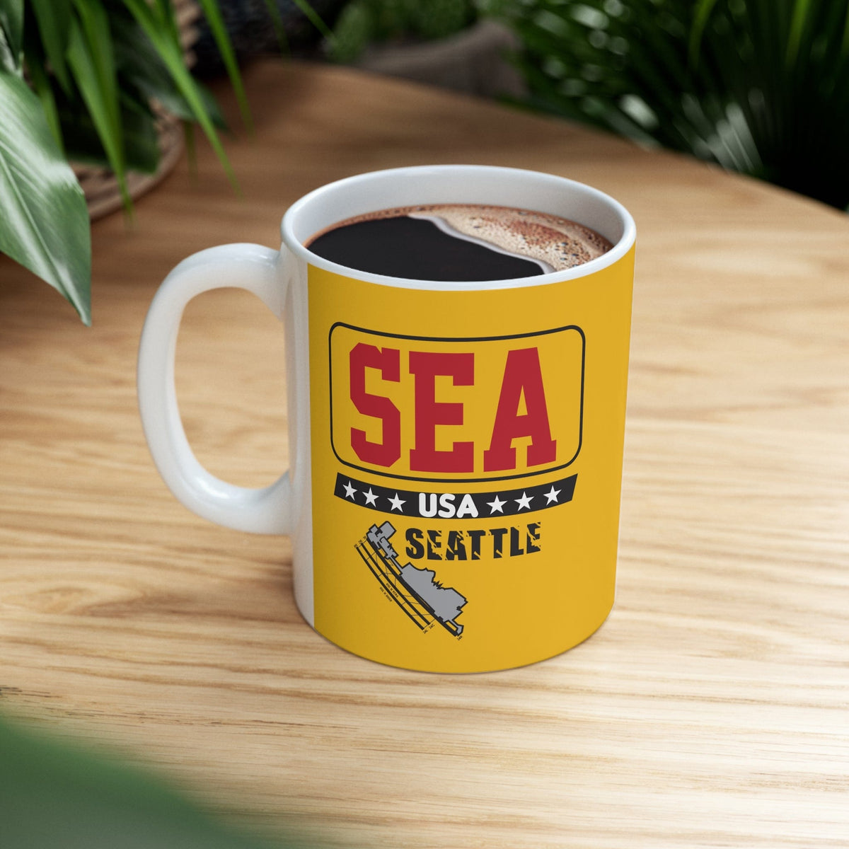 SEATTLE - Awesome Ceramic Mug, Exclusive Design