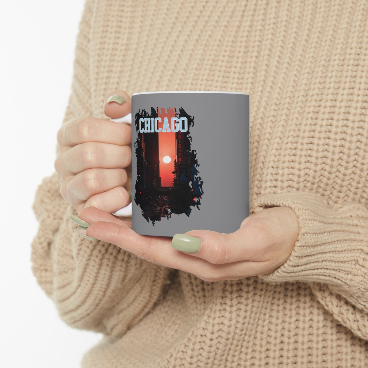 CHICAGO - Awesome Ceramic Mug, Exclusive Design