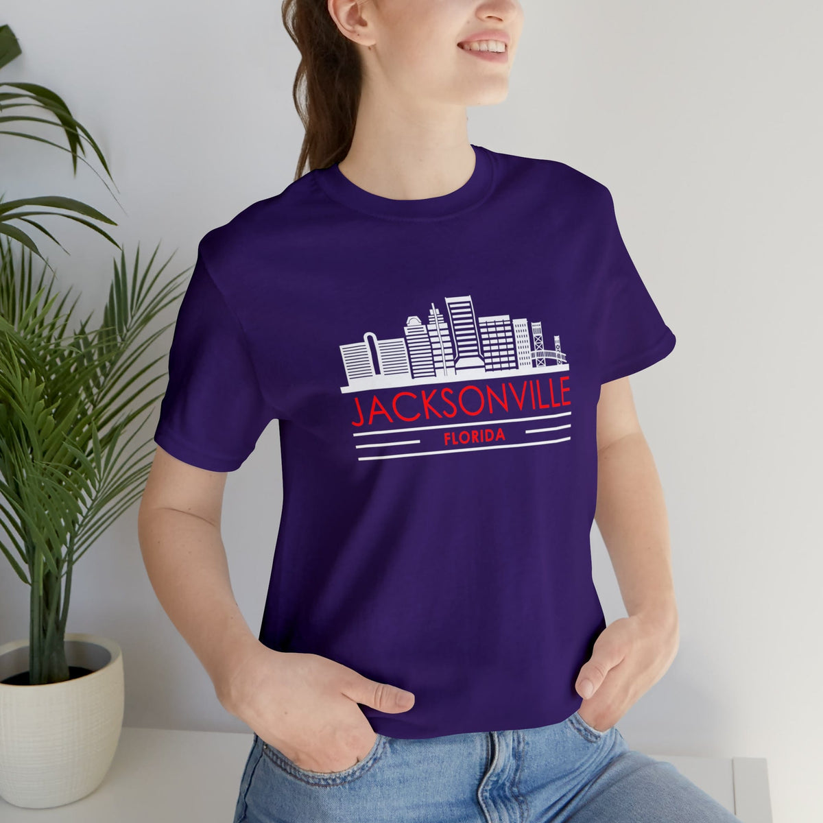 Jacksonville Skyline - Short Sleeve Tee