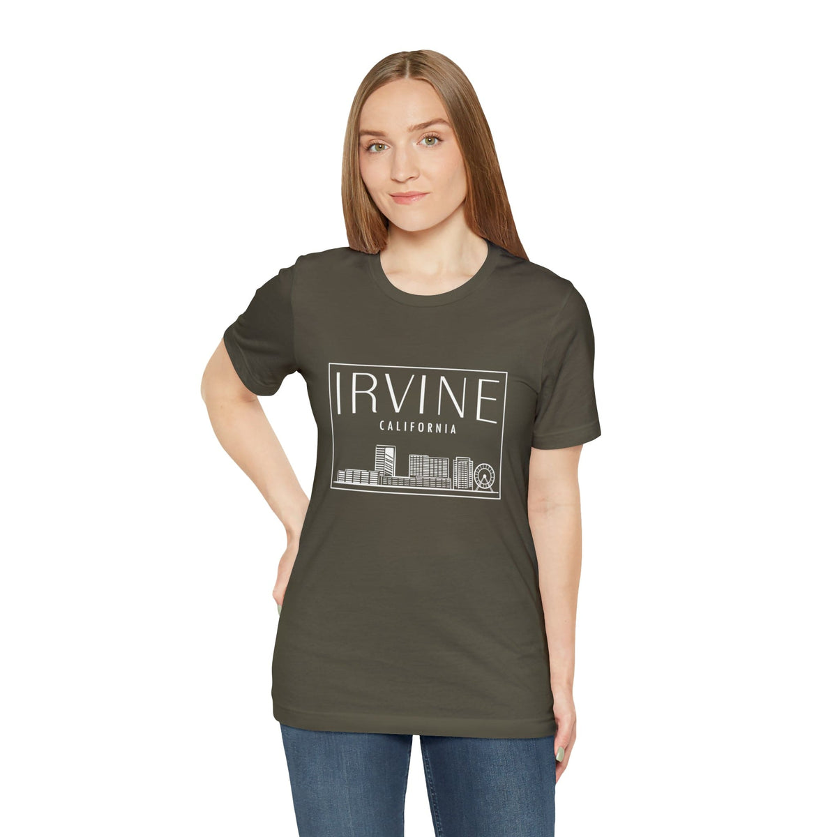 Minimalist Irvine California - Short Sleeve Tee
