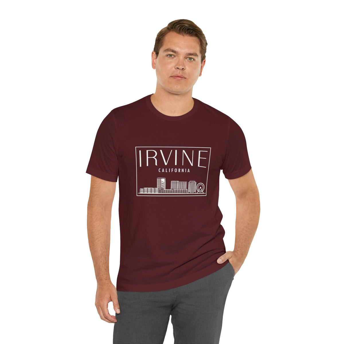 Minimalist Irvine California - Short Sleeve Tee