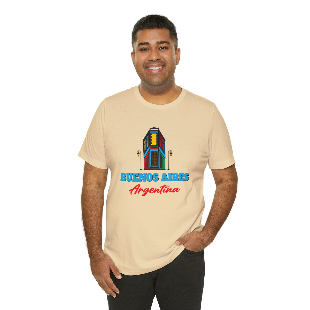 Retro Buenos Aires Landmark - Short Sleeve Tee