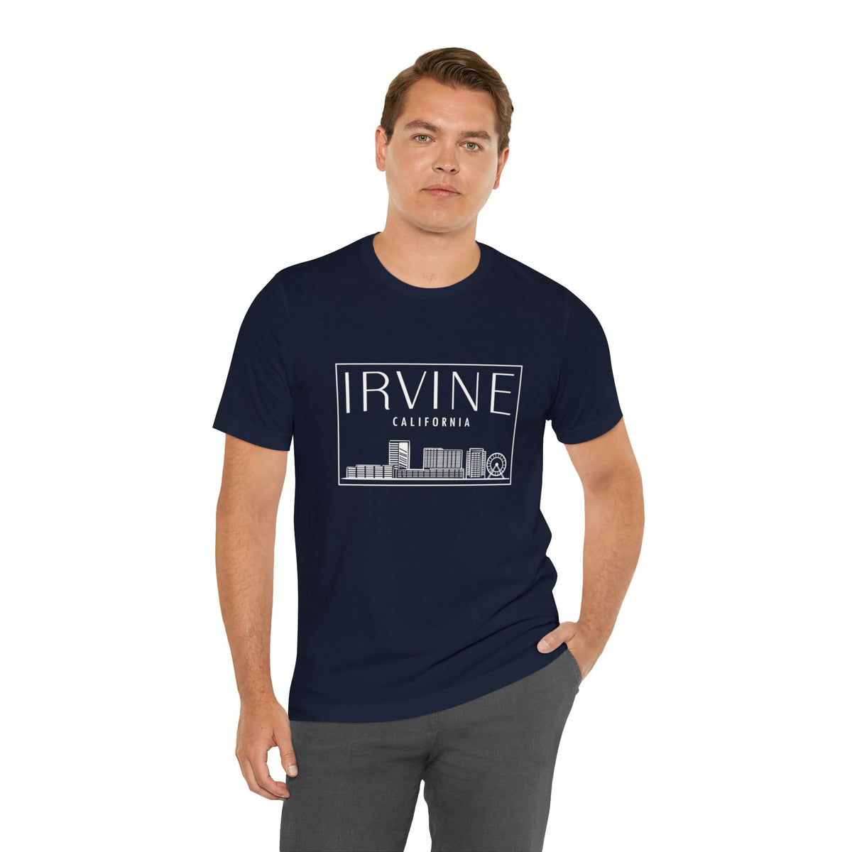 Minimalist Irvine California - Short Sleeve Tee