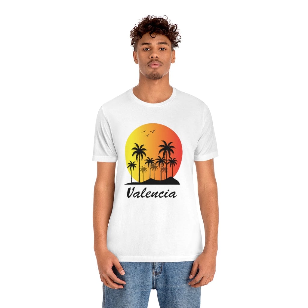 Valencia Sunset Palm- Short Sleeve Tee