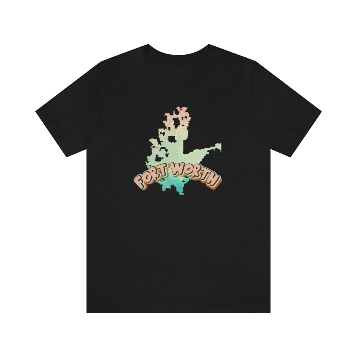 Panther City Map - Short Sleeve Tee