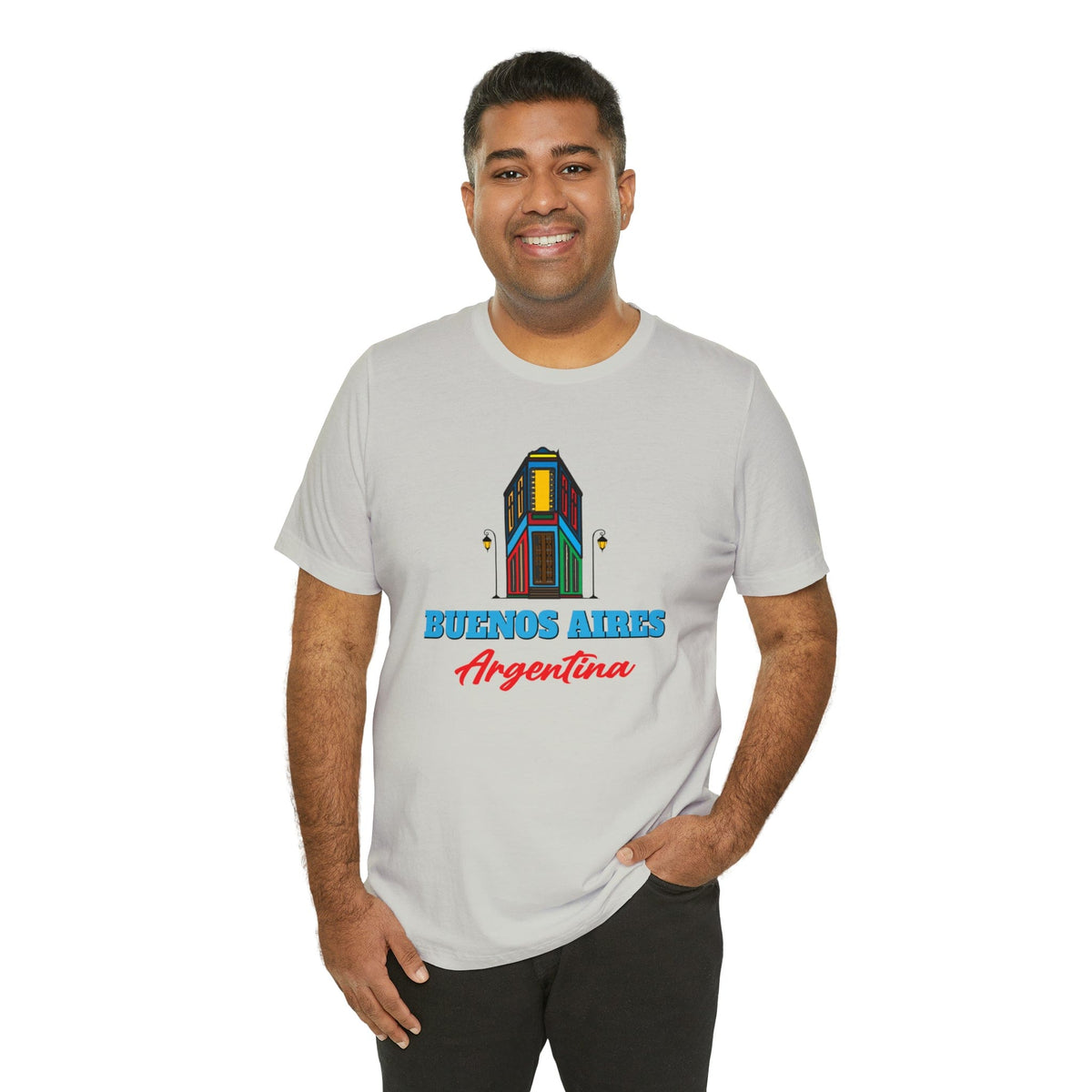 Retro Buenos Aires Landmark - Short Sleeve Tee
