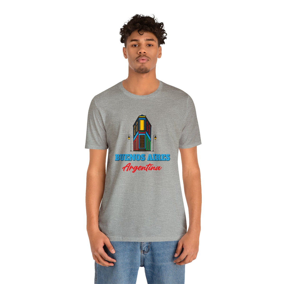Retro Buenos Aires Landmark - Short Sleeve Tee