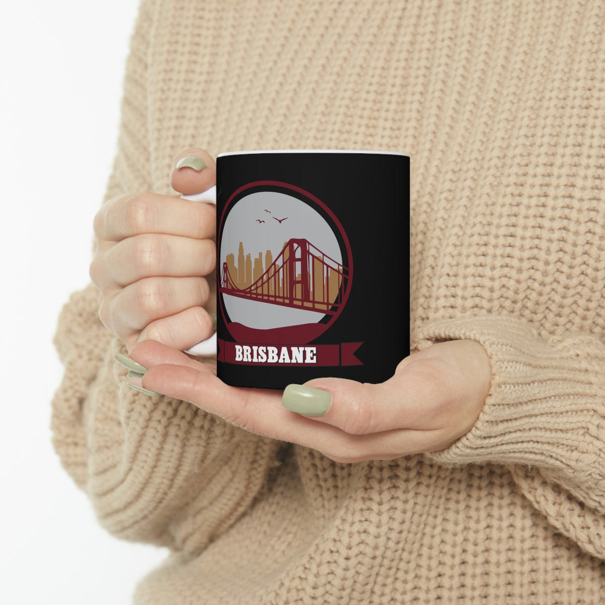 BRISBANE - Awesome Ceramic Mug, Exclusive Design