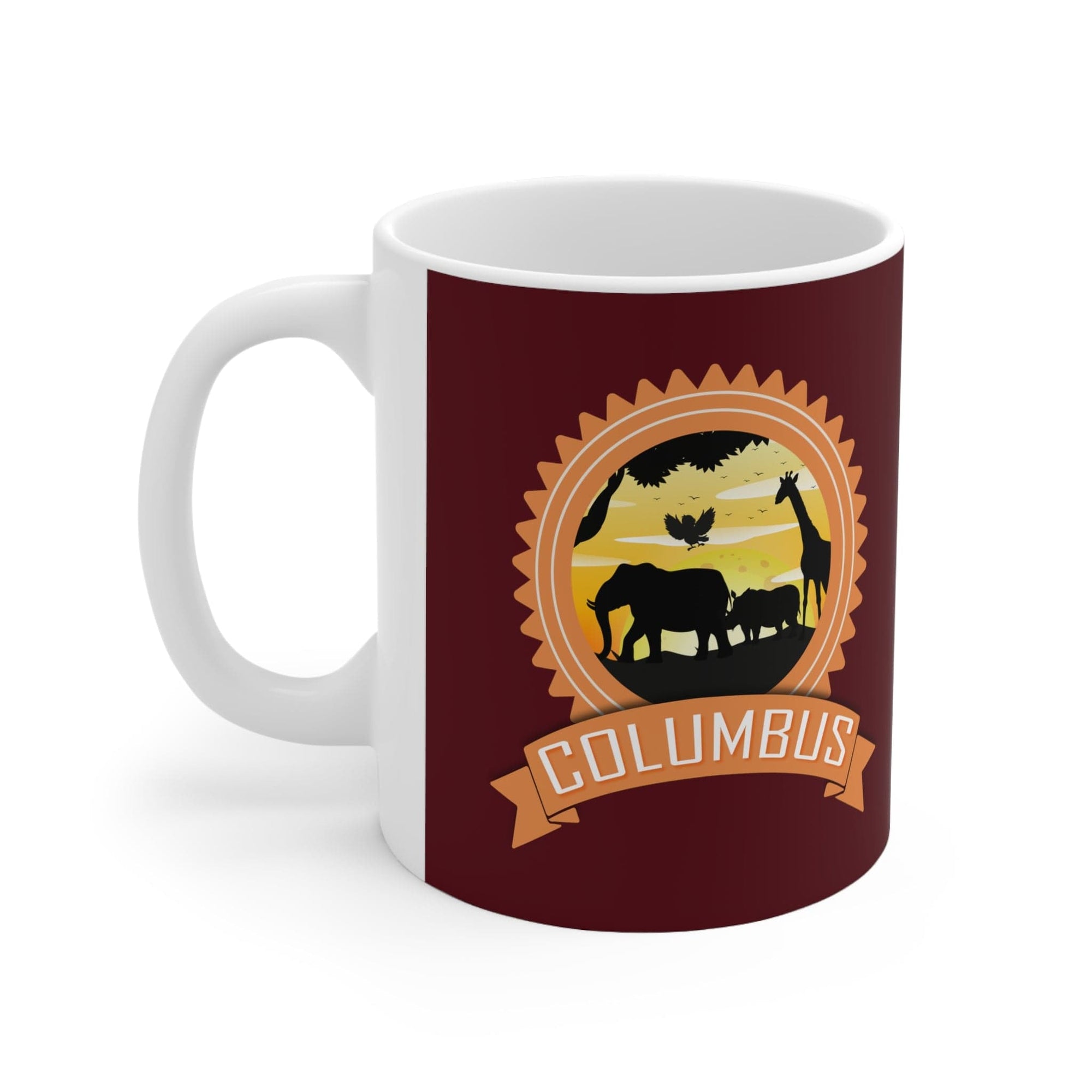 COLUMBUS - Awesome Ceramic Mug, Exclusive Design