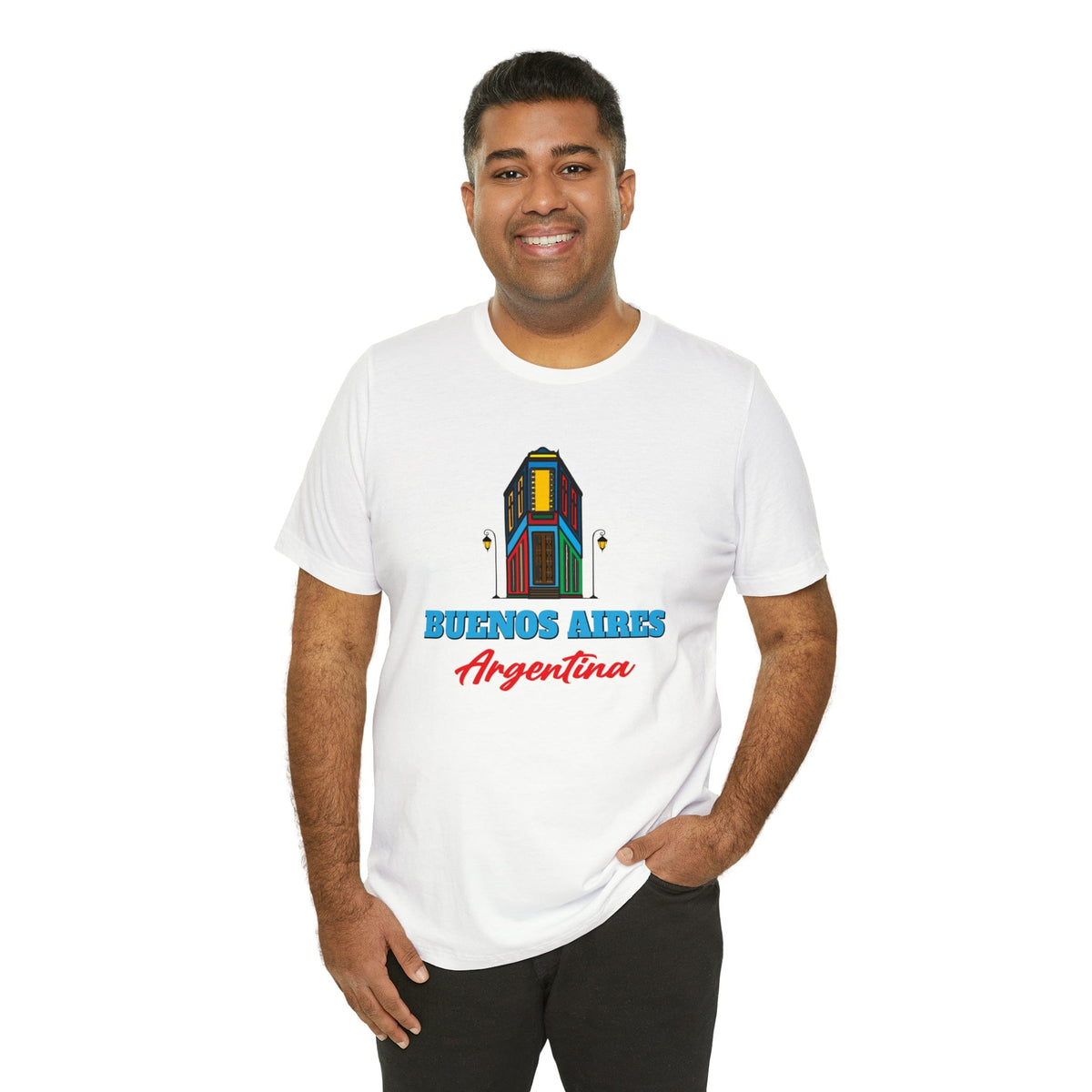 Retro Buenos Aires Landmark - Short Sleeve Tee