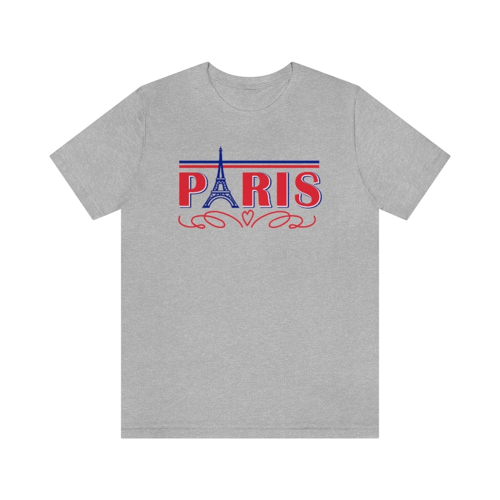 Paris Classic Lettering- Short Sleeve Tee
