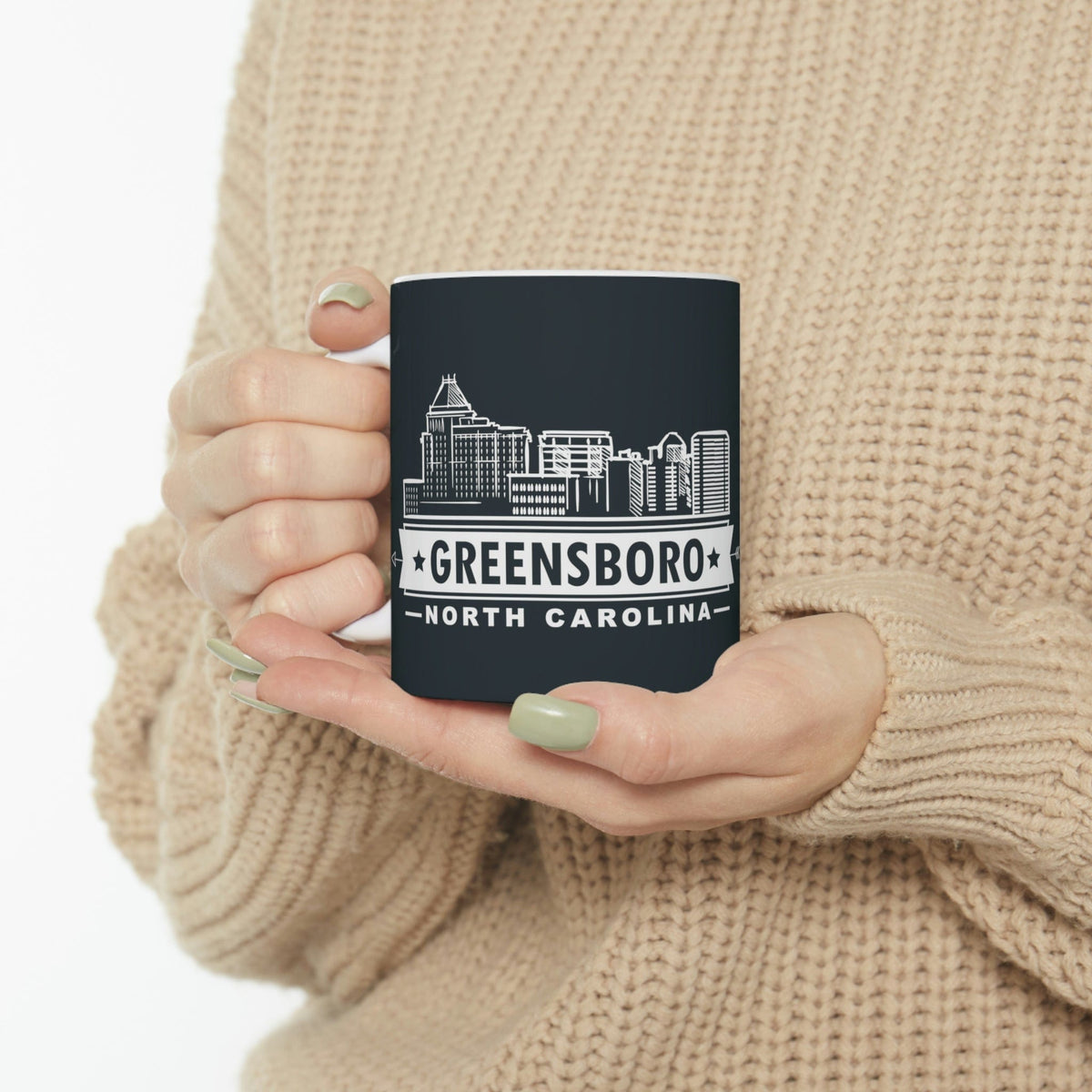 GREENSBORO - Awesome Ceramic Mug, Exclusive Design