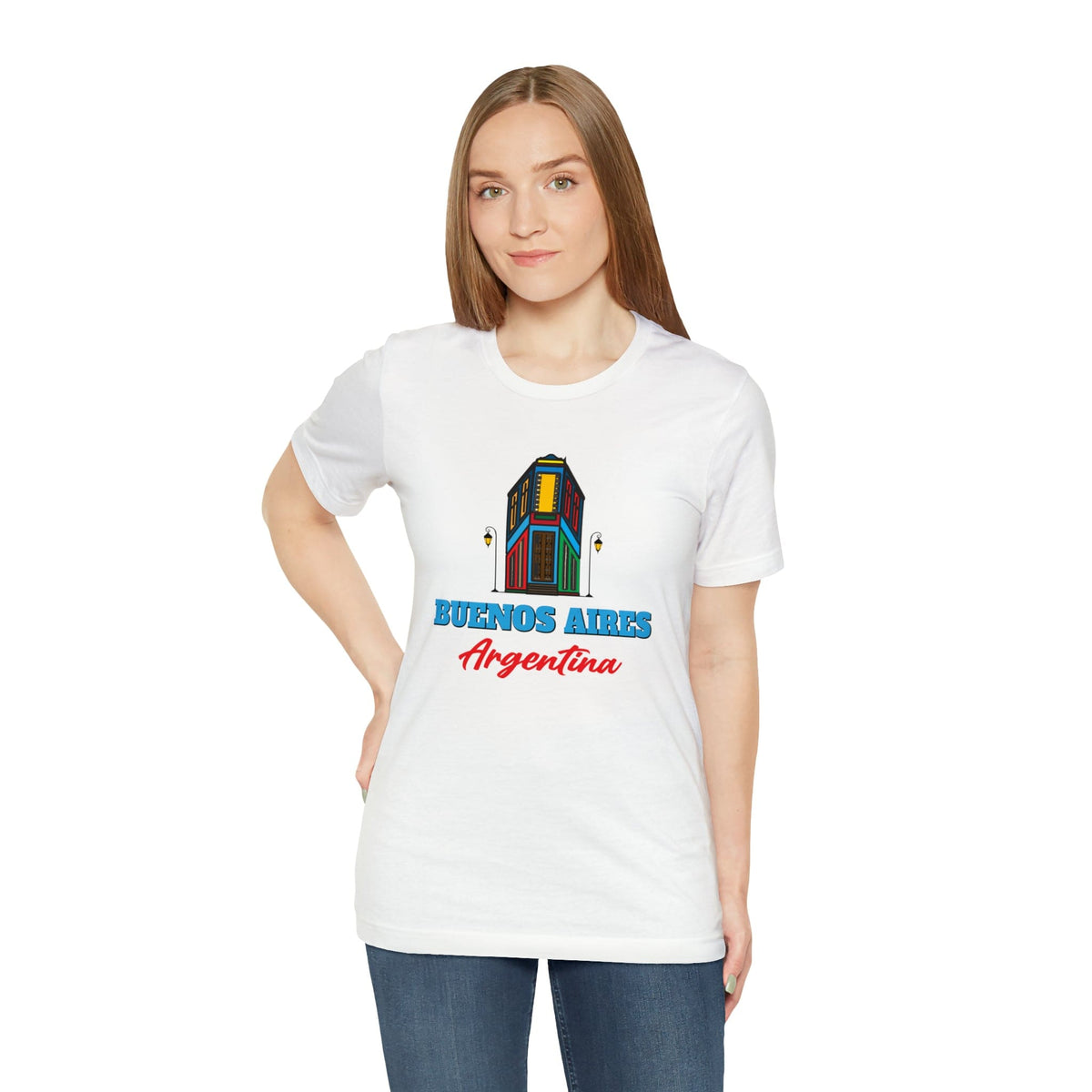 Retro Buenos Aires Landmark - Short Sleeve Tee