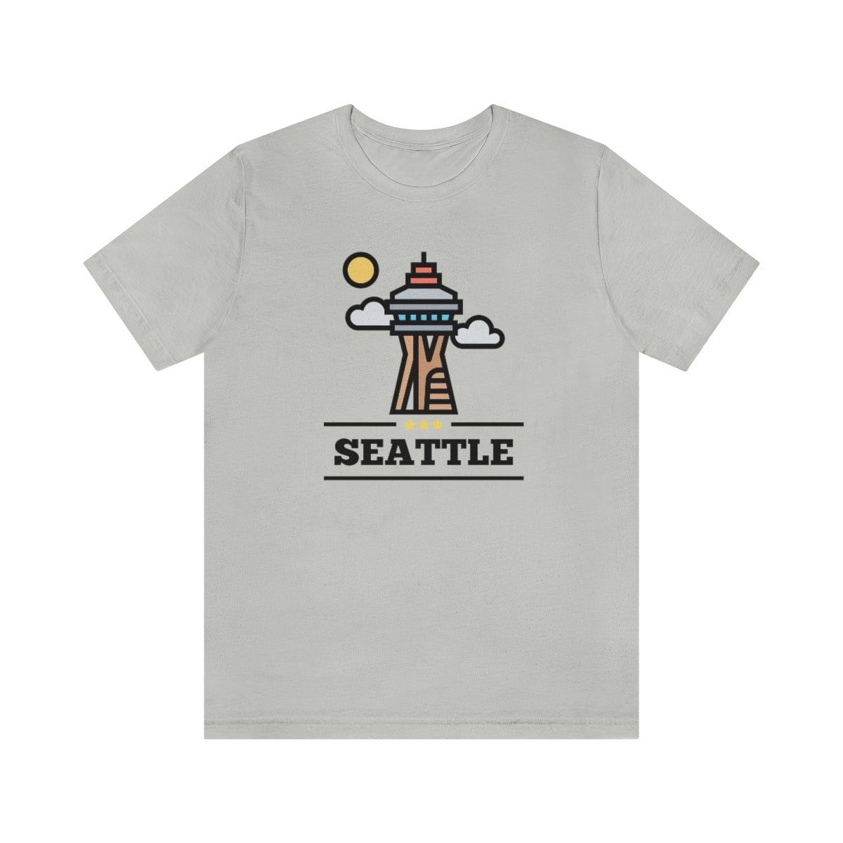 Space Needle Perspective- Short Sleeve Tee