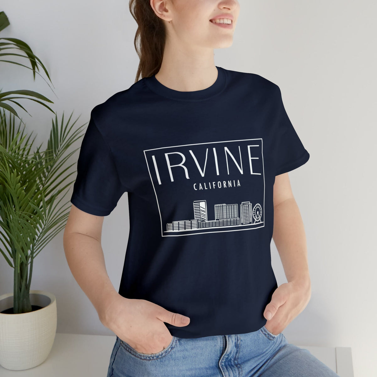 Minimalist Irvine California - Short Sleeve Tee