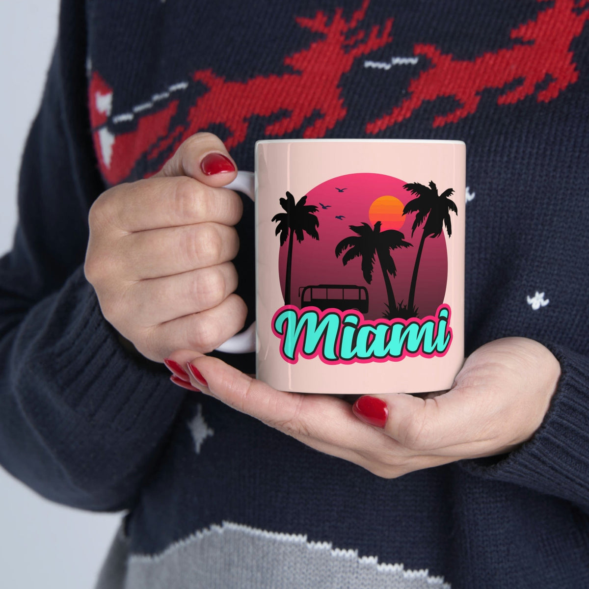 MIAMI - Awesome Ceramic Mug, Exclusive Design