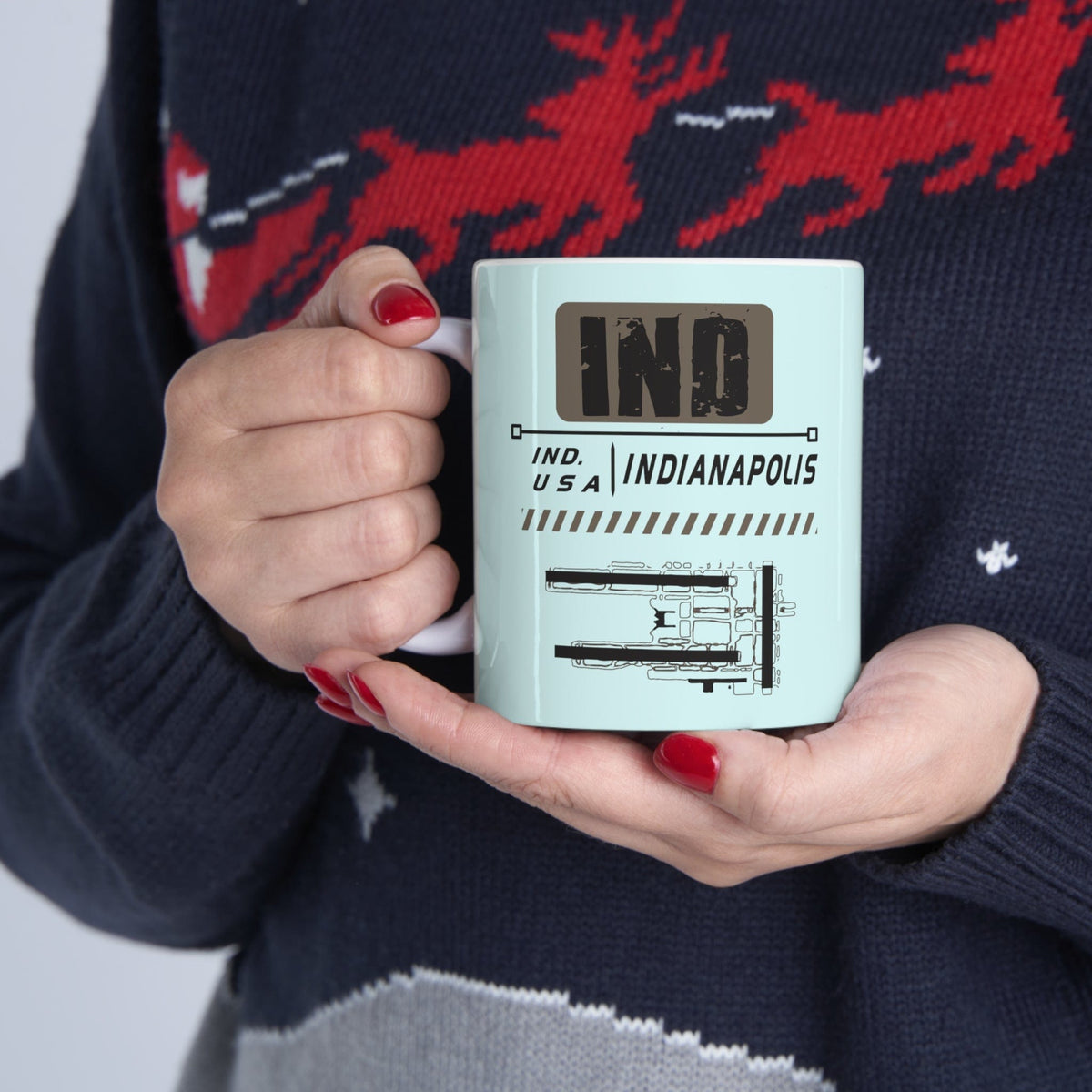 INDIANAPOLIS - Awesome Ceramic Mug, Exclusive Design