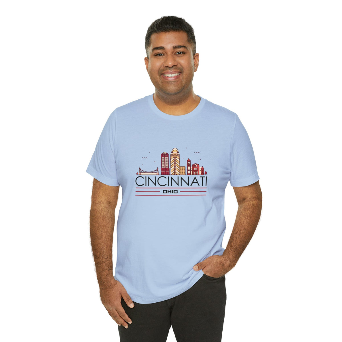 Cincinnati Downtown Glow - Short Sleeve Tee