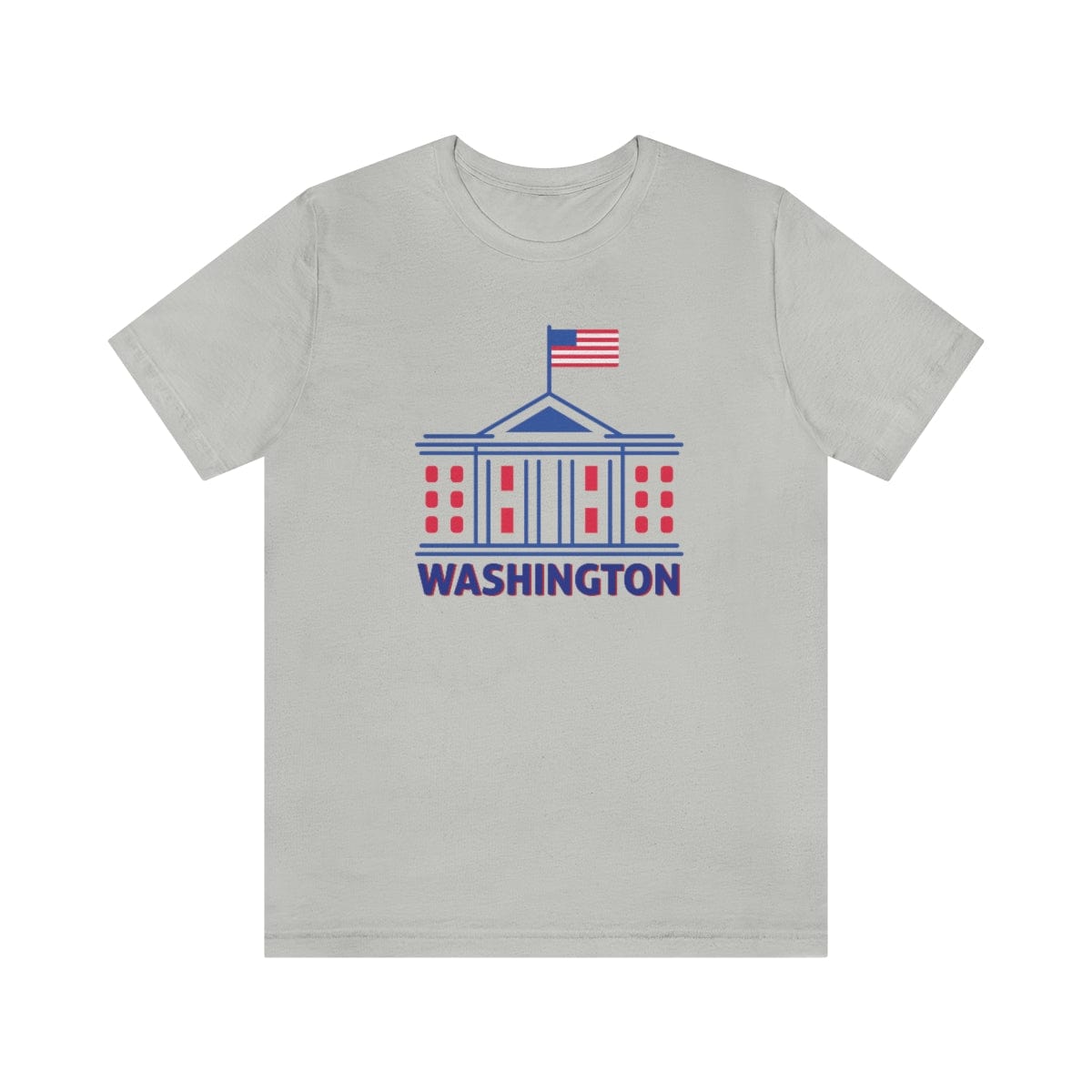 Navy Lines Washington - Short Sleeve Tee