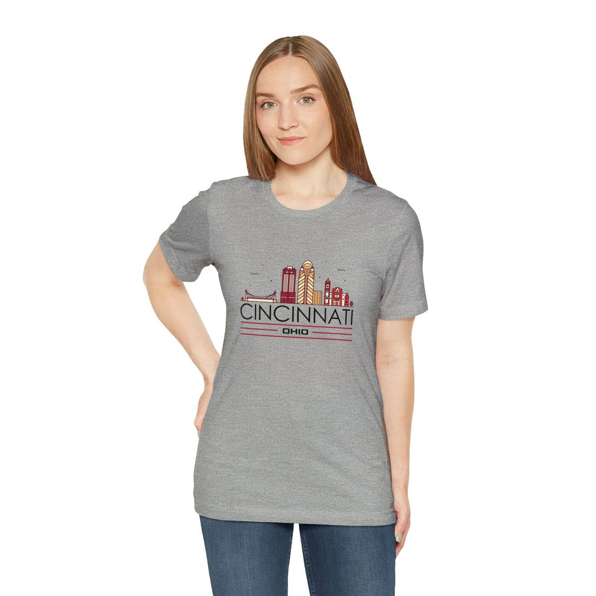 Cincinnati Downtown Glow - Short Sleeve Tee